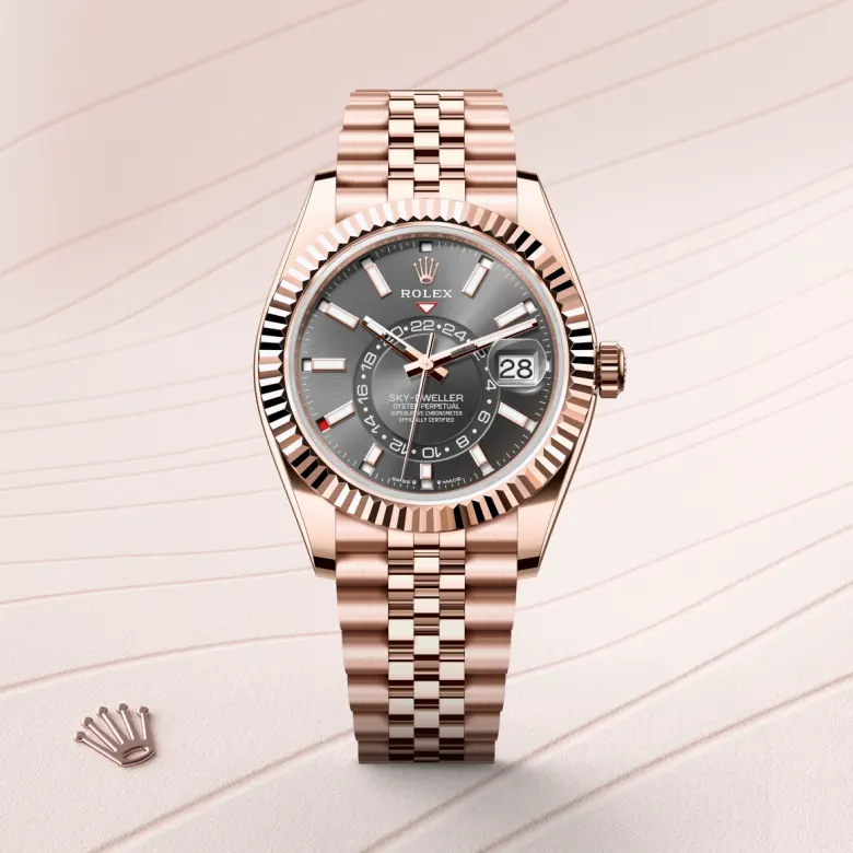 Rolex Sky-Dweller 18 kt Everose gold, M336935-0008
